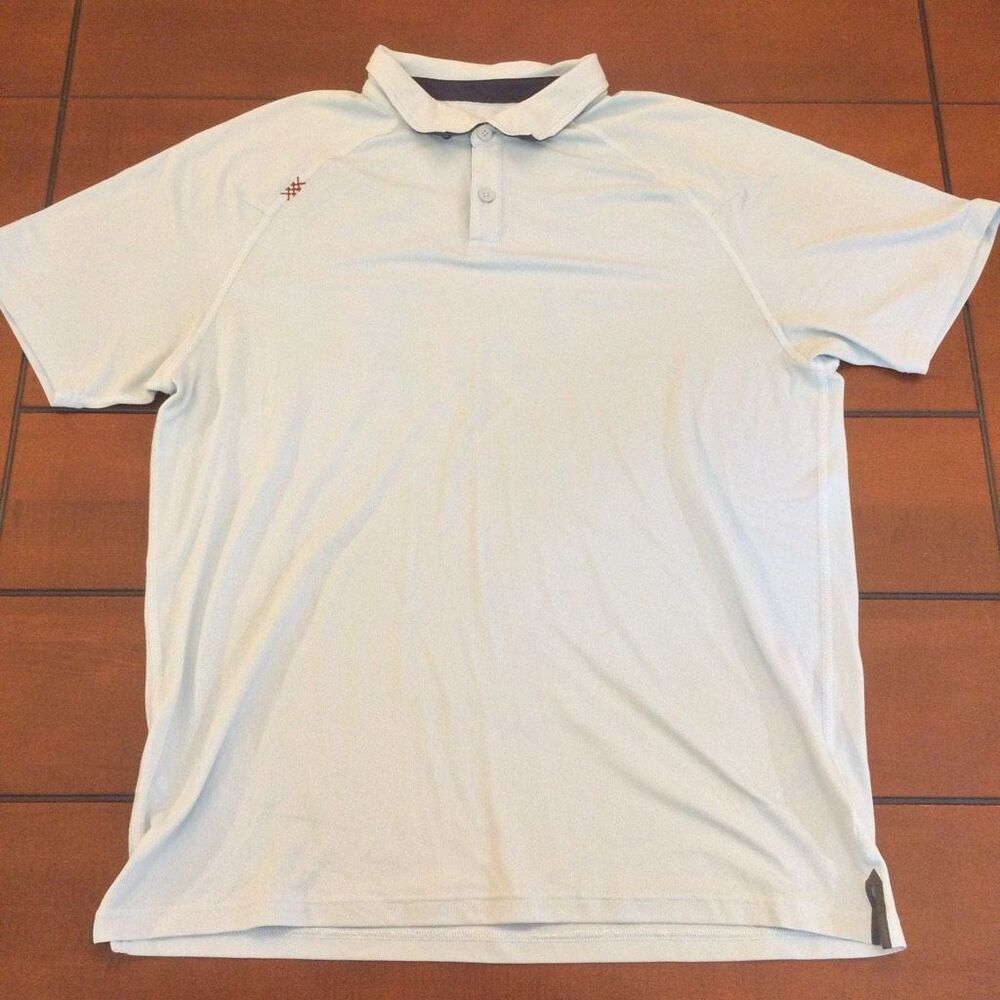 Rhône baby blue polo large men’s tencel